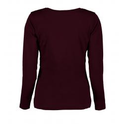 ARBEITS-T-SHIRT DAMEN | Interlock 509 von ID / Farbe: bordeaux / 100% BAUMWOLLE - | MEIN-KASACK.de | kasack | kasacks | 