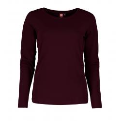 ARBEITS-T-SHIRT DAMEN | Interlock 509 von ID / Farbe: bordeaux / 100% BAUMWOLLE - | MEIN-KASACK.de | kasack | kasacks | 