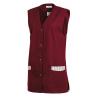 Damen -  Kasack ohne Arm 515 von LEIBER / Farbe: bordeaux / 65 % Polyester 35 % Baumwolle - | MEIN-KASACK.de | kasack | 